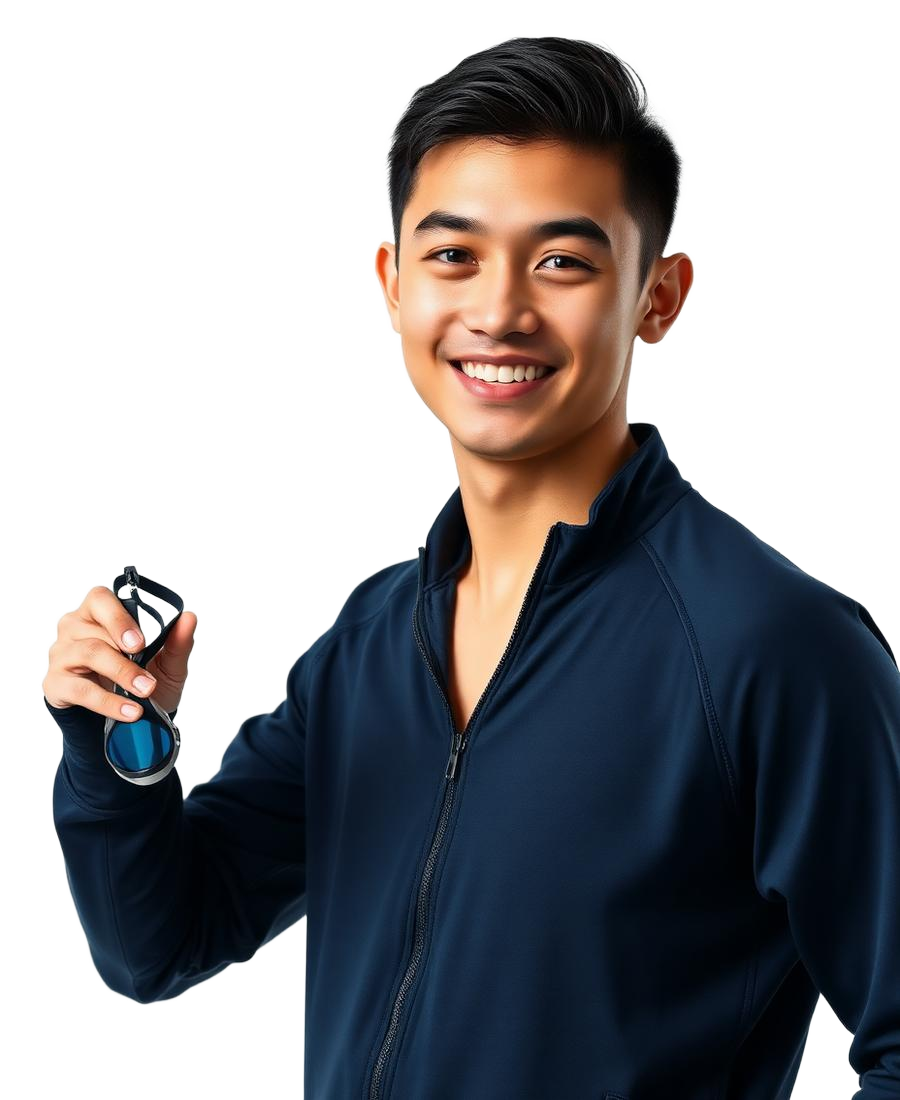 Raka Mahendra, atlet renang nasional